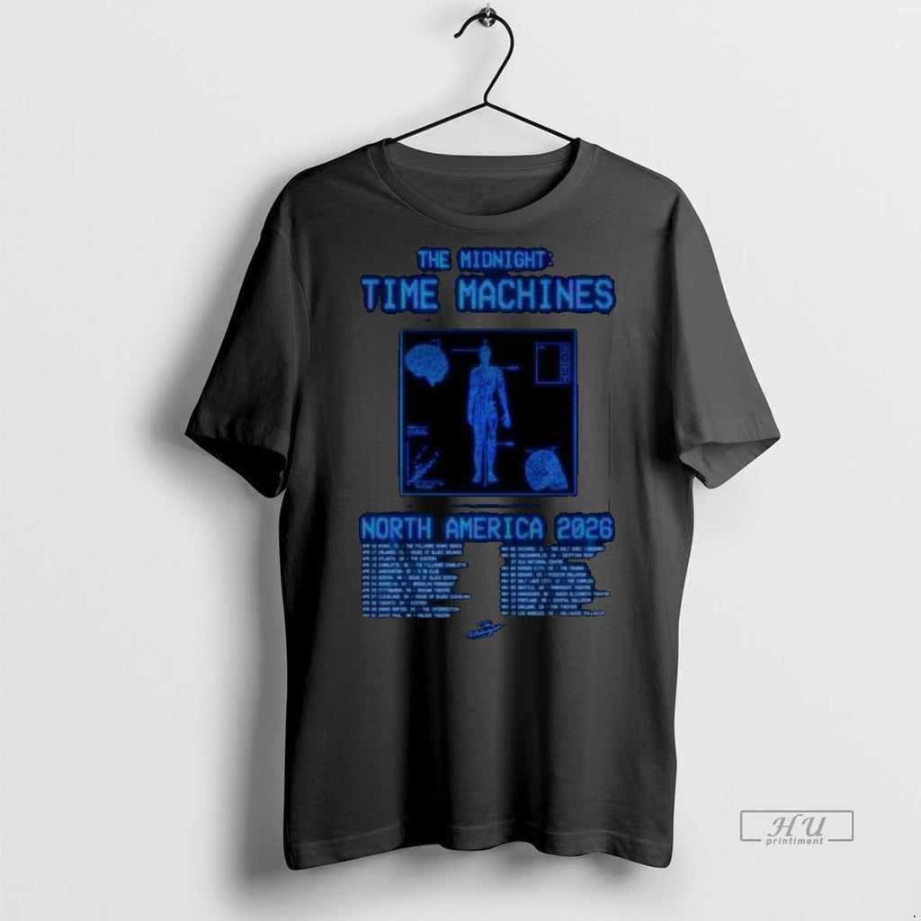 Trending Officials The Midnight Time Machines North America 2026 Long Sleve T Shirt Sweater