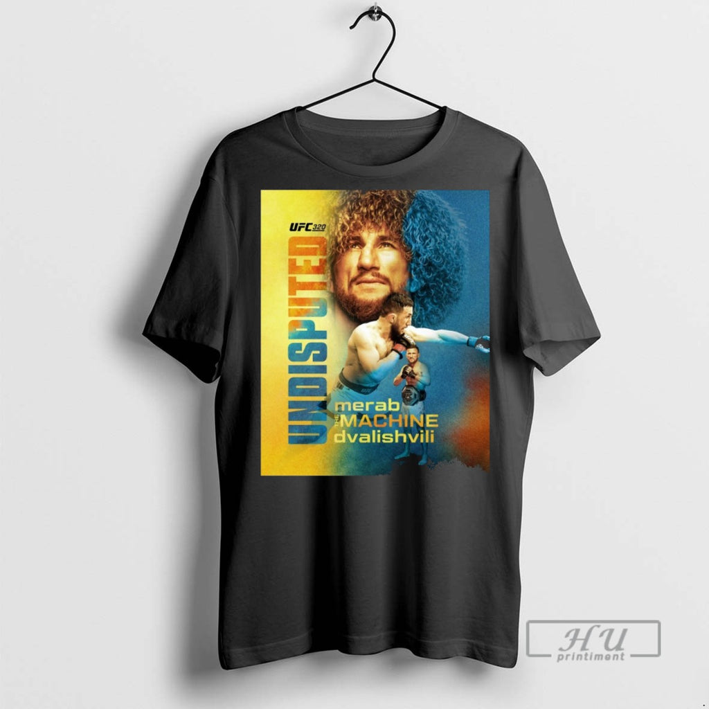 Trending Officials Ufc 320 Merab Dvalishvili The Machine Ufc Bantamweight Champion Undisputed T Shirt