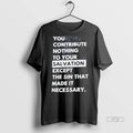 Trending Officials You Contribute Nothing To Your Salvation Except The Sin That Made It Necessary