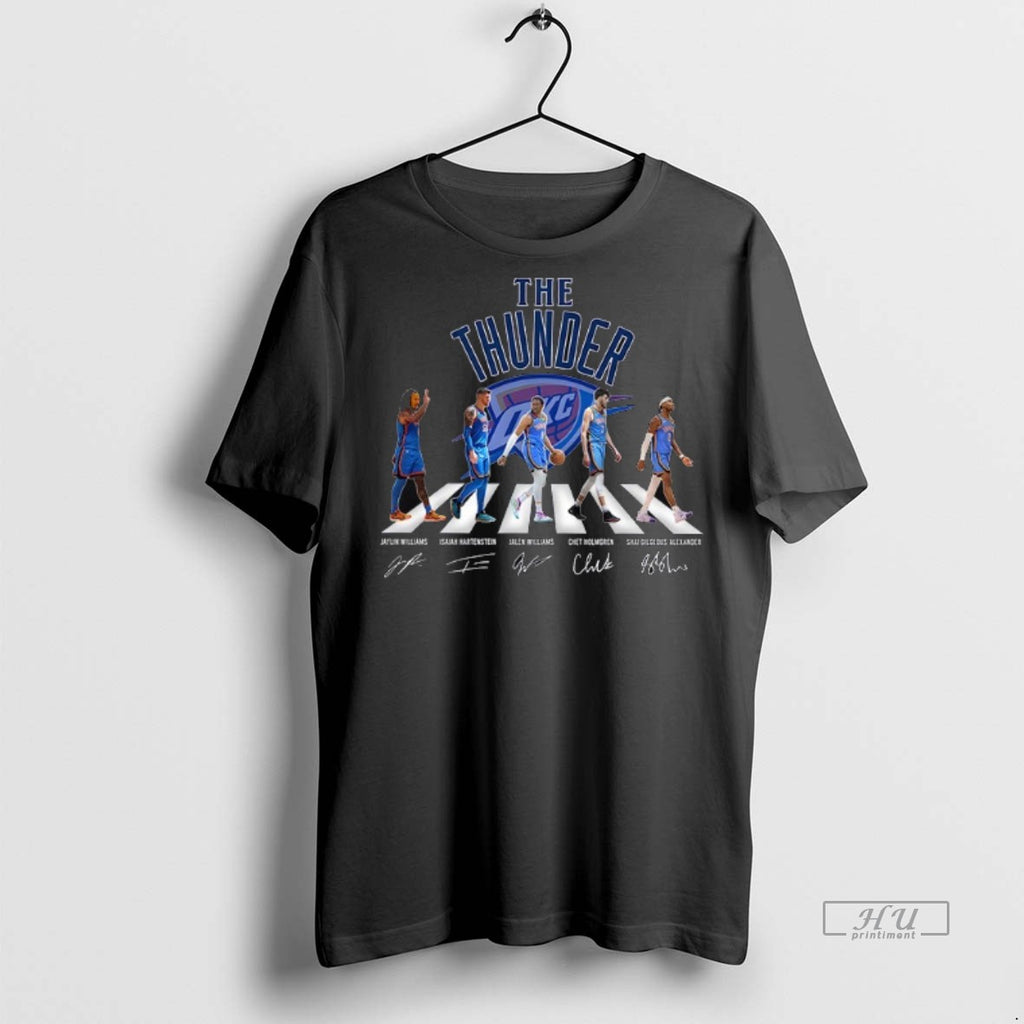 Trending Oklahoma City Thunder Abbey Road Signature Tee Shirt Sweater