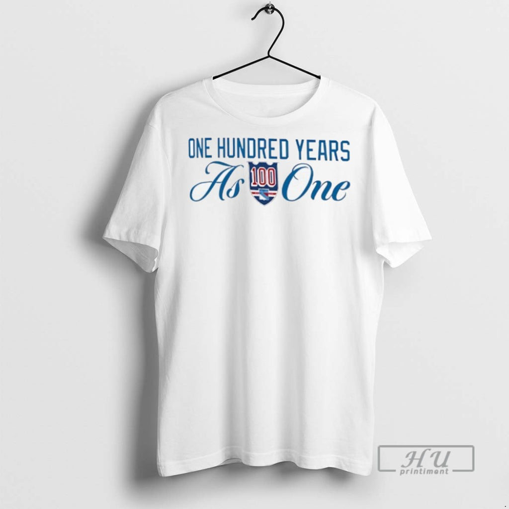 Trending One Hundred Years As One New York Rangers T Shirts Sweatshirt Hoodies