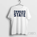 Trending Onward State Text Simple T Shirts