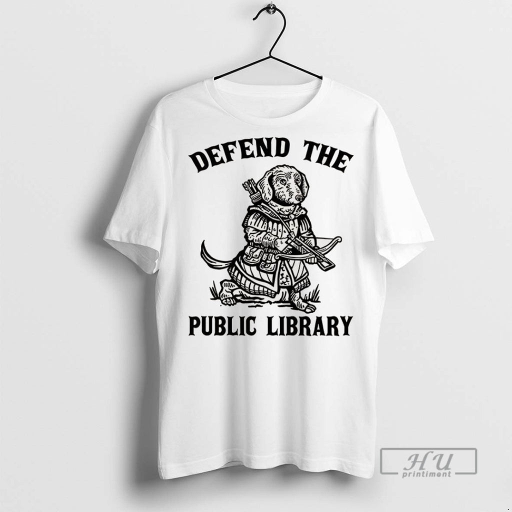 Trending Pagewings Defend The Public Library Dog In Armor T Shirt