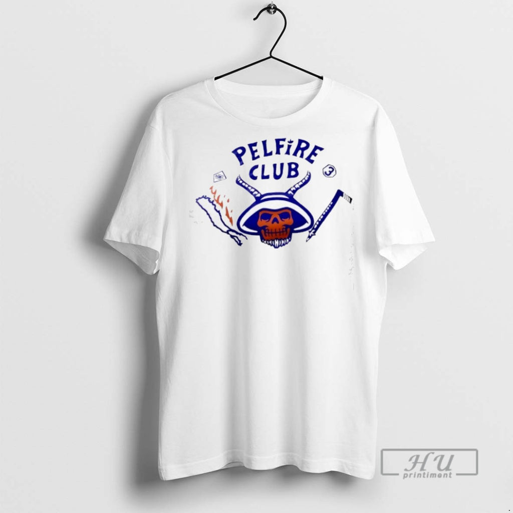 Trending Pelfire Club Skull Bridgeport Islanders Hockey Graphic Tee Shirts Sweatshirt Hoodies