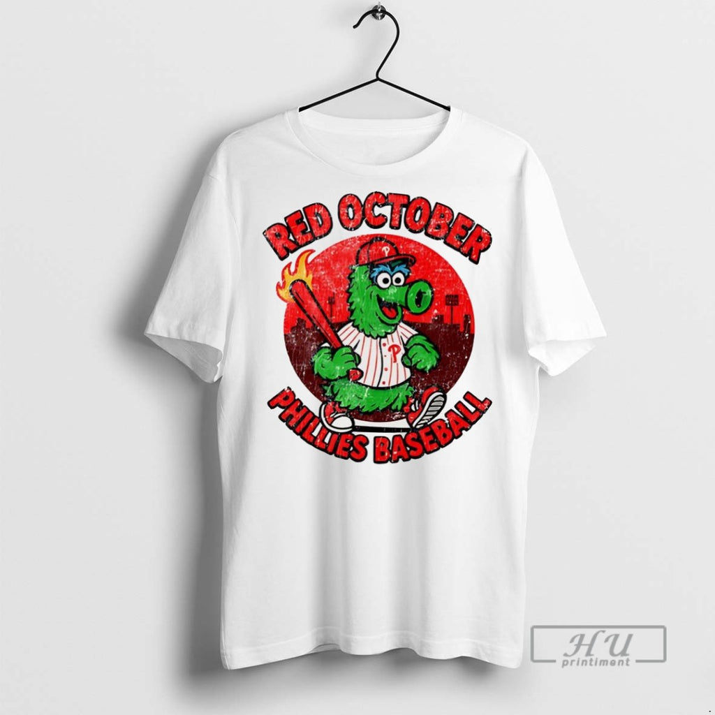 Trending Philadelphia Phillies Baseball Phillie Phanatic Red October T Shirt