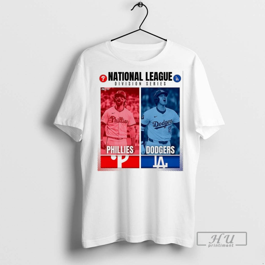 Trending Philadelphia Phillies Vs Los Angeles Dodgers National League Division Series Playoff T Shirt