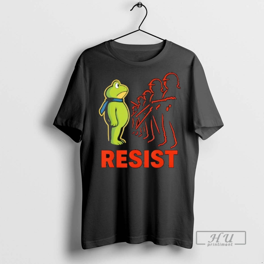 Trending Portland 2025 Resist Portland Frog Protest Vintage Graphic Tee Shirt Sweatshirt Hoodies