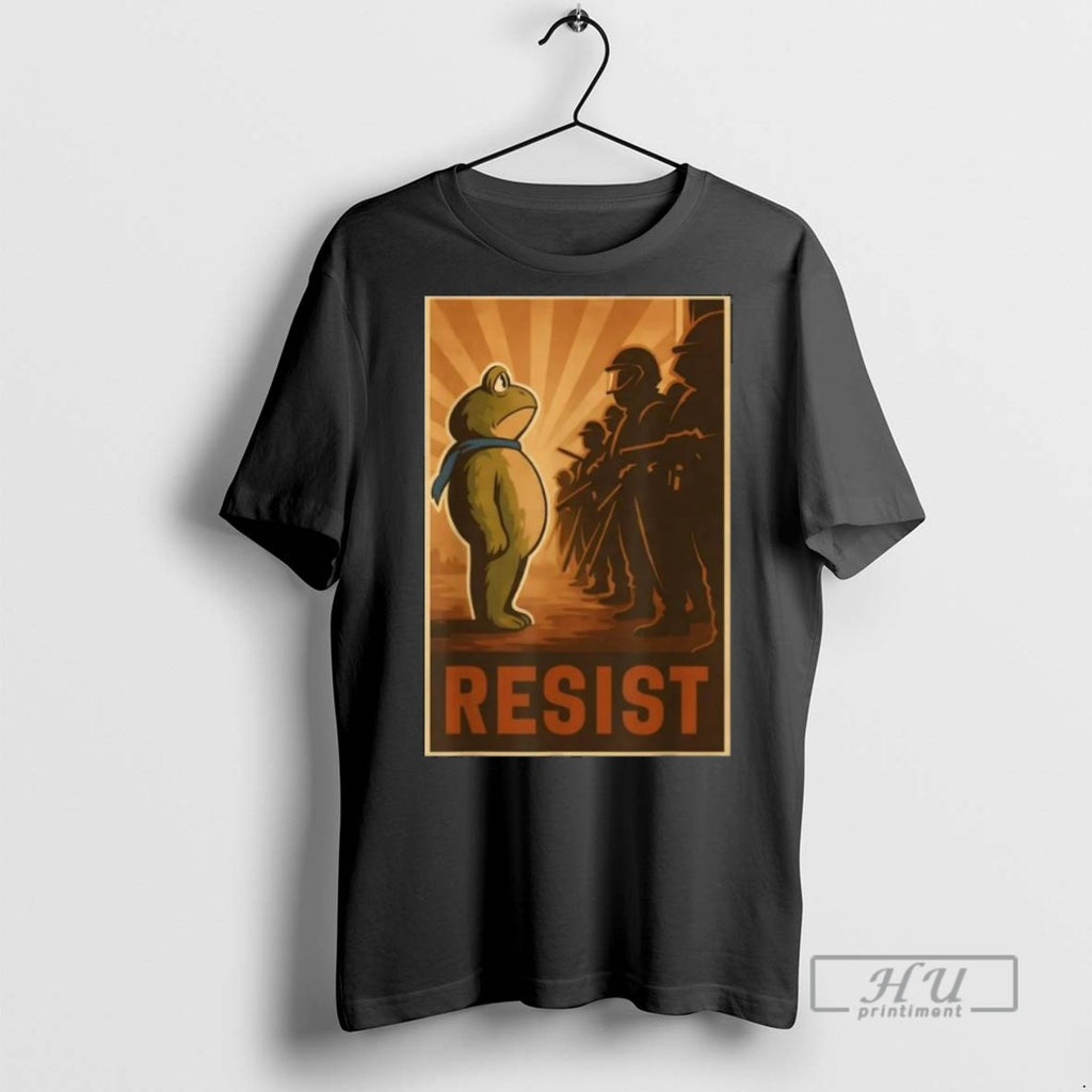 Trending Portland Frog Protest Anti Ice T Men Graphic Tee Shirts Sweatshirt Hoodies