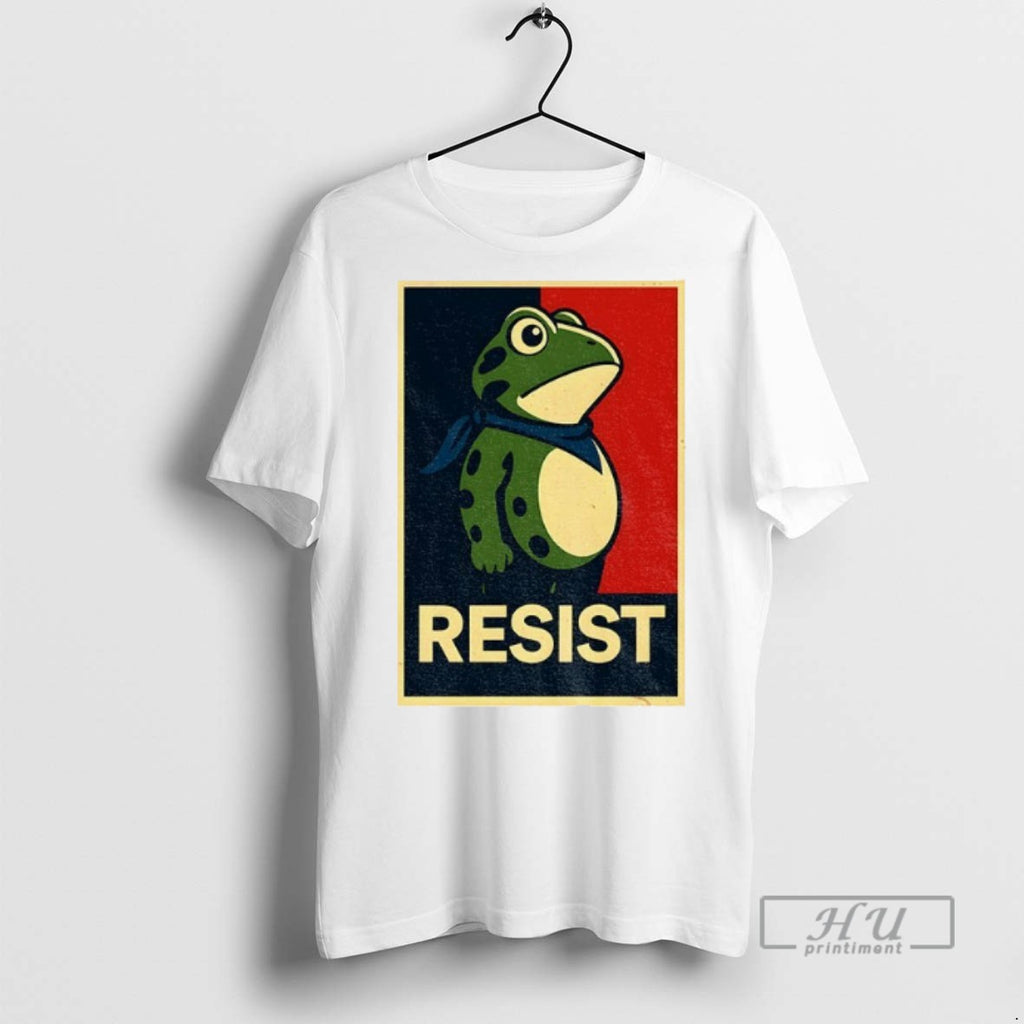 Trending Portland Frog Resist Anti Trump Anti Fascism Political Hope Graphic Tee Shirt Sweatshirt Hoodies