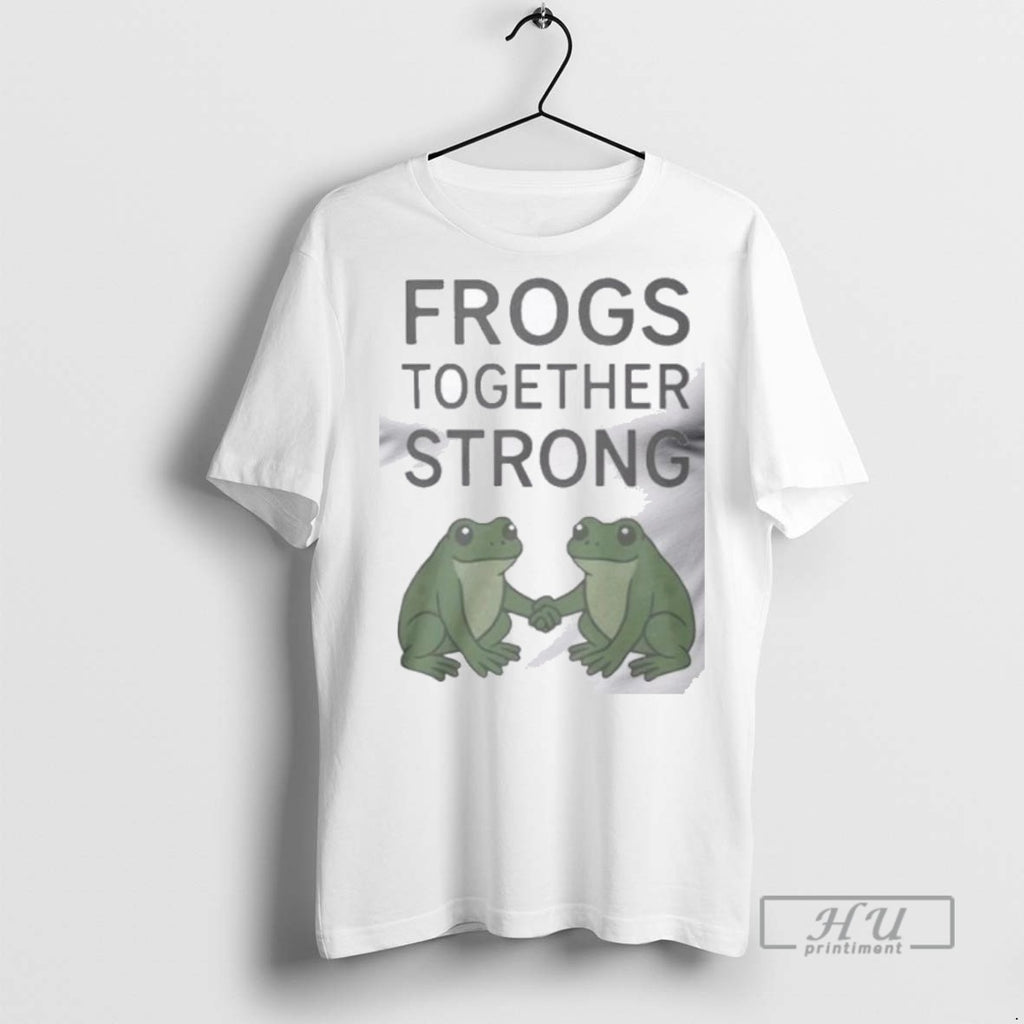 Trending Portland Frogs Together Strong T Men Graphic Tee Shirts Sweatshirt Hoodies