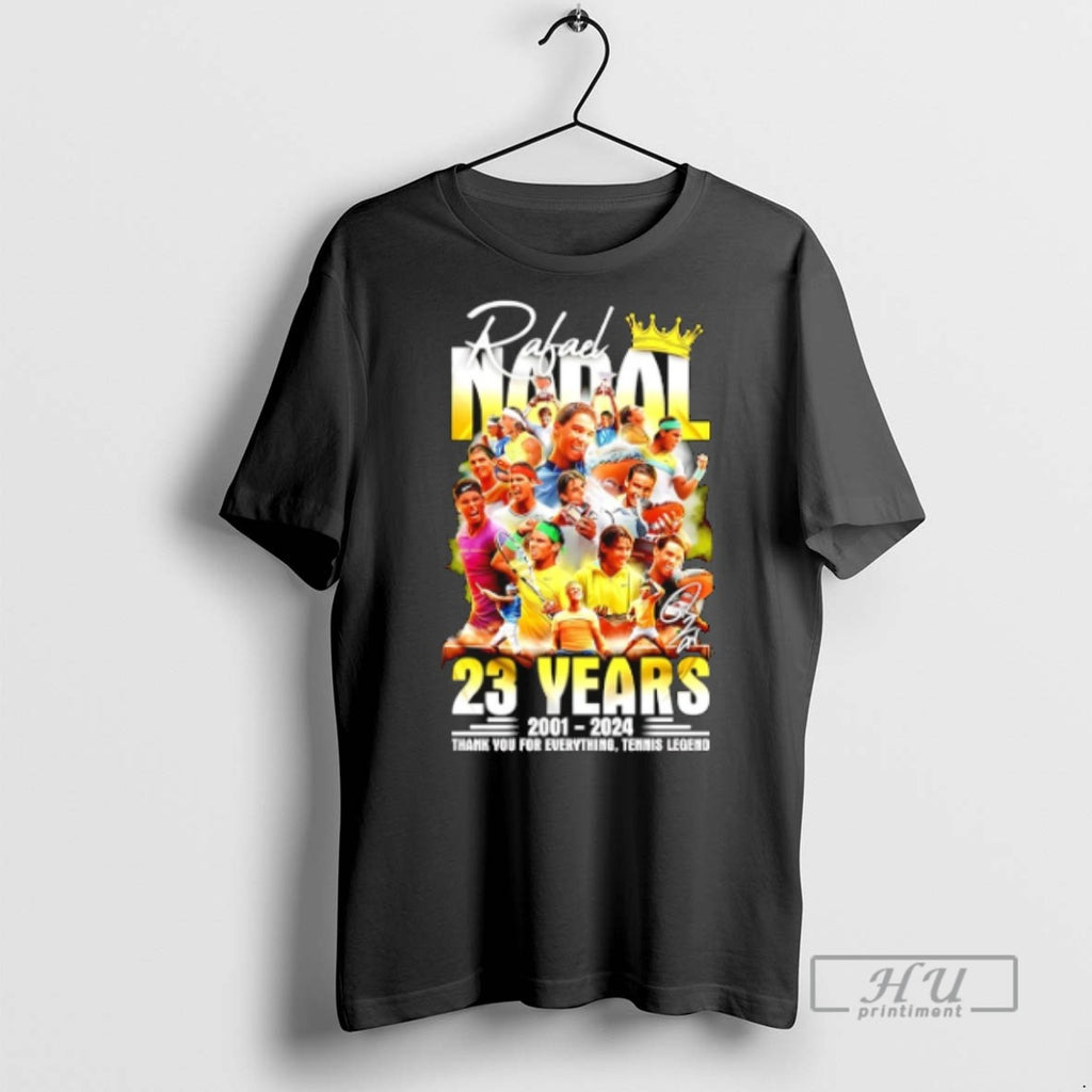 Trending Rafael Nadal 23 Years Thank You For Everything Tennis Legend T Shirts Sweatshirt Hoodies