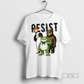 Trending Resist Portland Frog Penguin Bear Resist Abolish Ice Graphic Tee Shirt Sweatshirt Hoodies