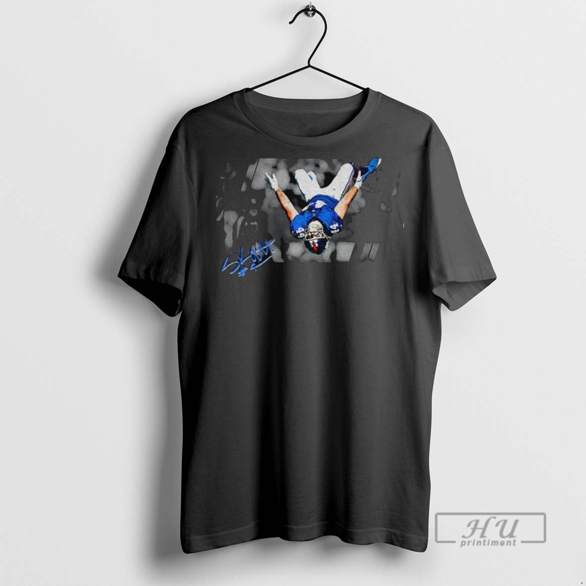 Trending Retro New York Football Cam Skattebo Backflip Celebration Signature Vintage Graphic Tee Shirts