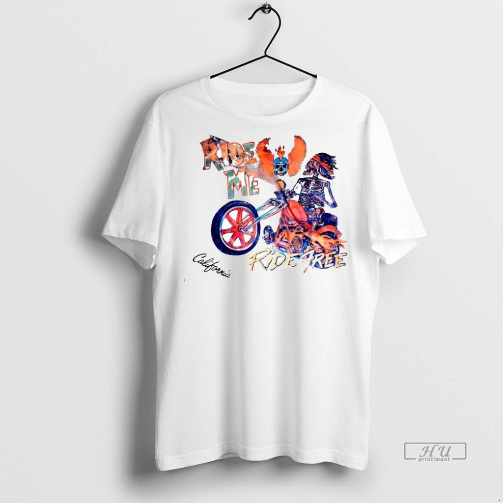 Trending Ride Me Ride Free California Skeleton Shirt Sweater