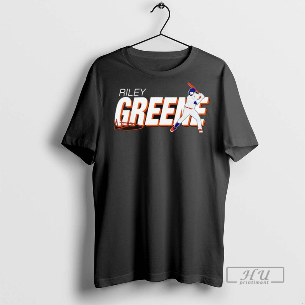Trending Riley Greene Detroit Tigers Baseball Signature Graphic Tee Shirts Sweatshirt Hoodies