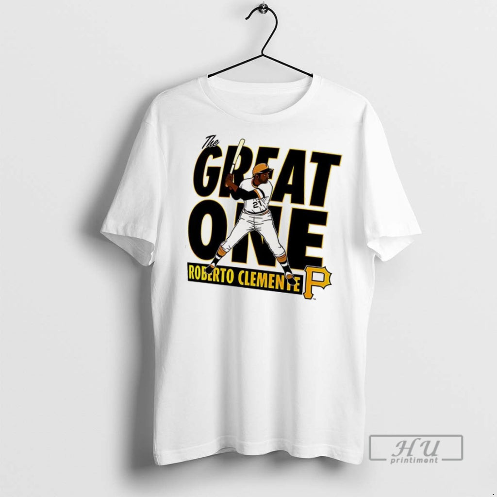 Trending Roberto Clemente Pittsburgh Pirates Baseball The Great One Player Graphic T Shirt