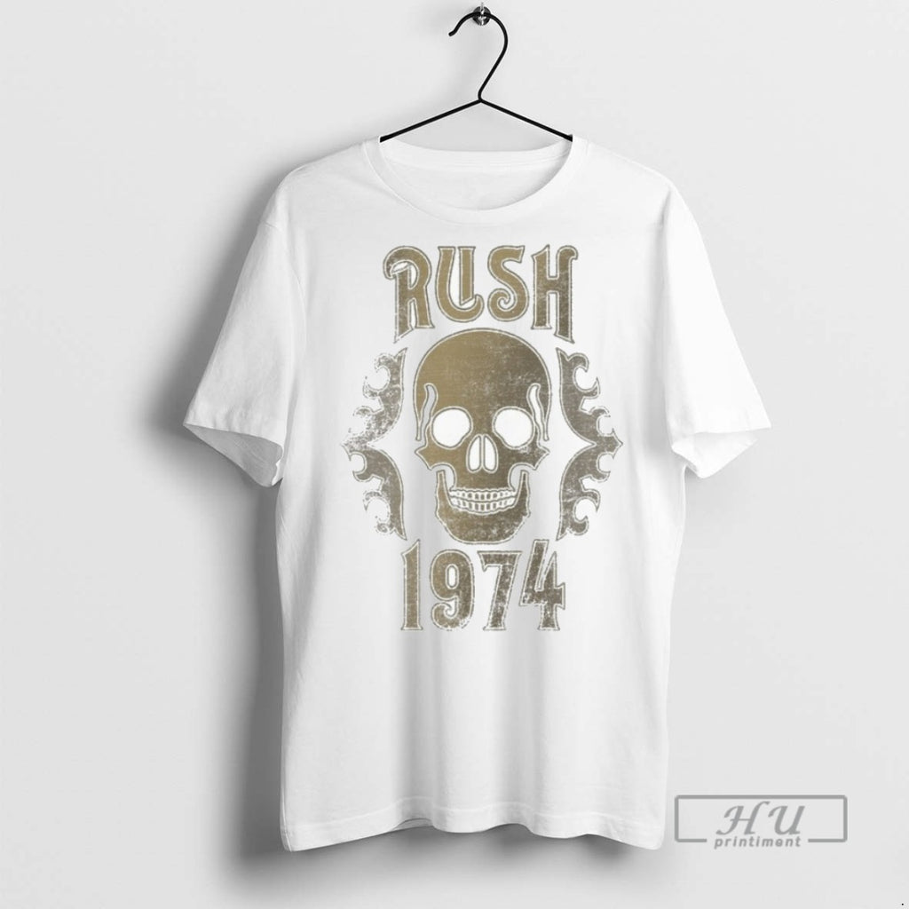 Trending Rush Summer Skull 1974 T Shirt