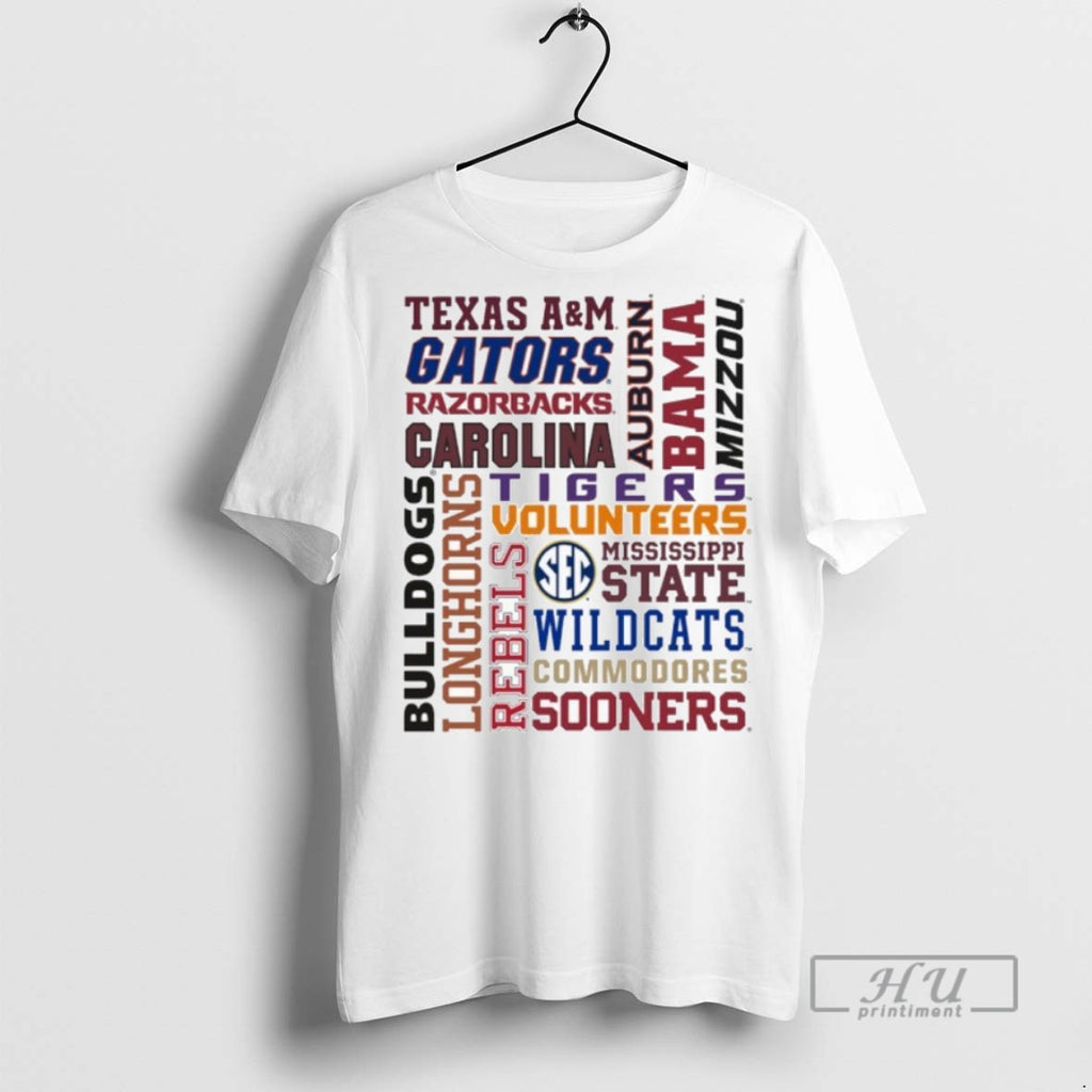 Trending Sec Font Family Teams T Shirt