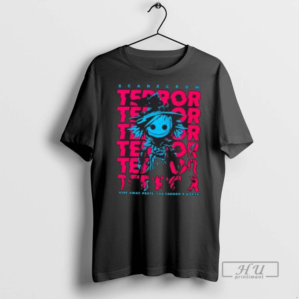 Trending Scarecrow Terror Halloween T Shirt