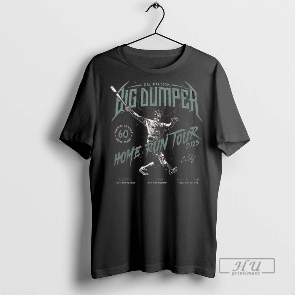 Trending Seattle Mariners Cal Raleigh Home Run Tour 2 Sided T Shirt