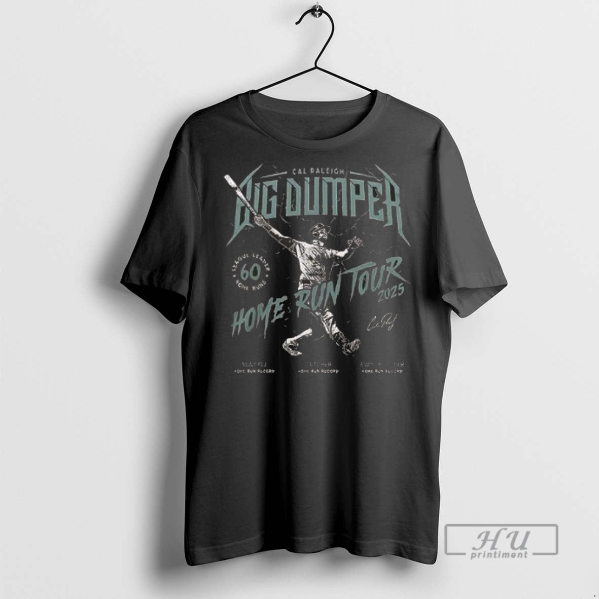Trending Seattle Mariners Cal Raleigh Home Run Tour 2 Sided T Shirt