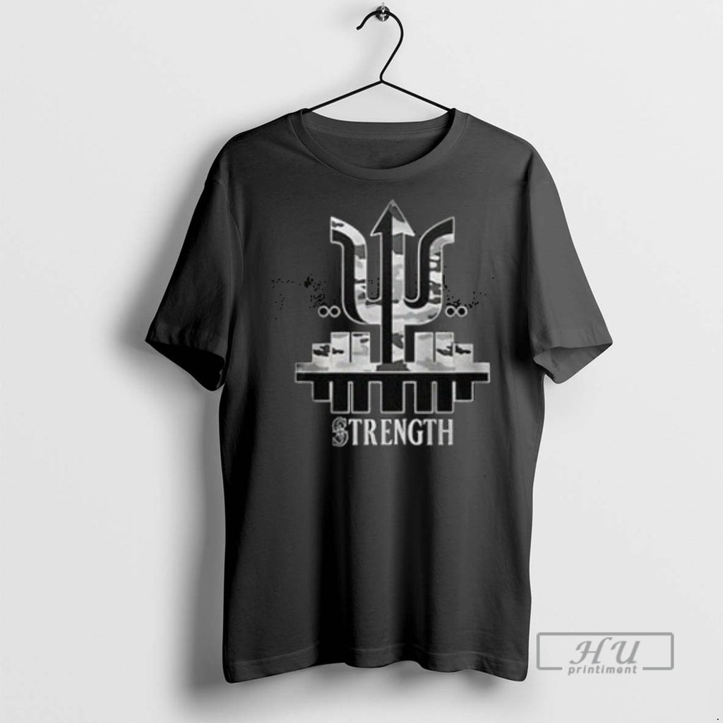 Trending Seattle Mariners Trident Strength Graphic Tee Shirt Sweatshirt Hoodies