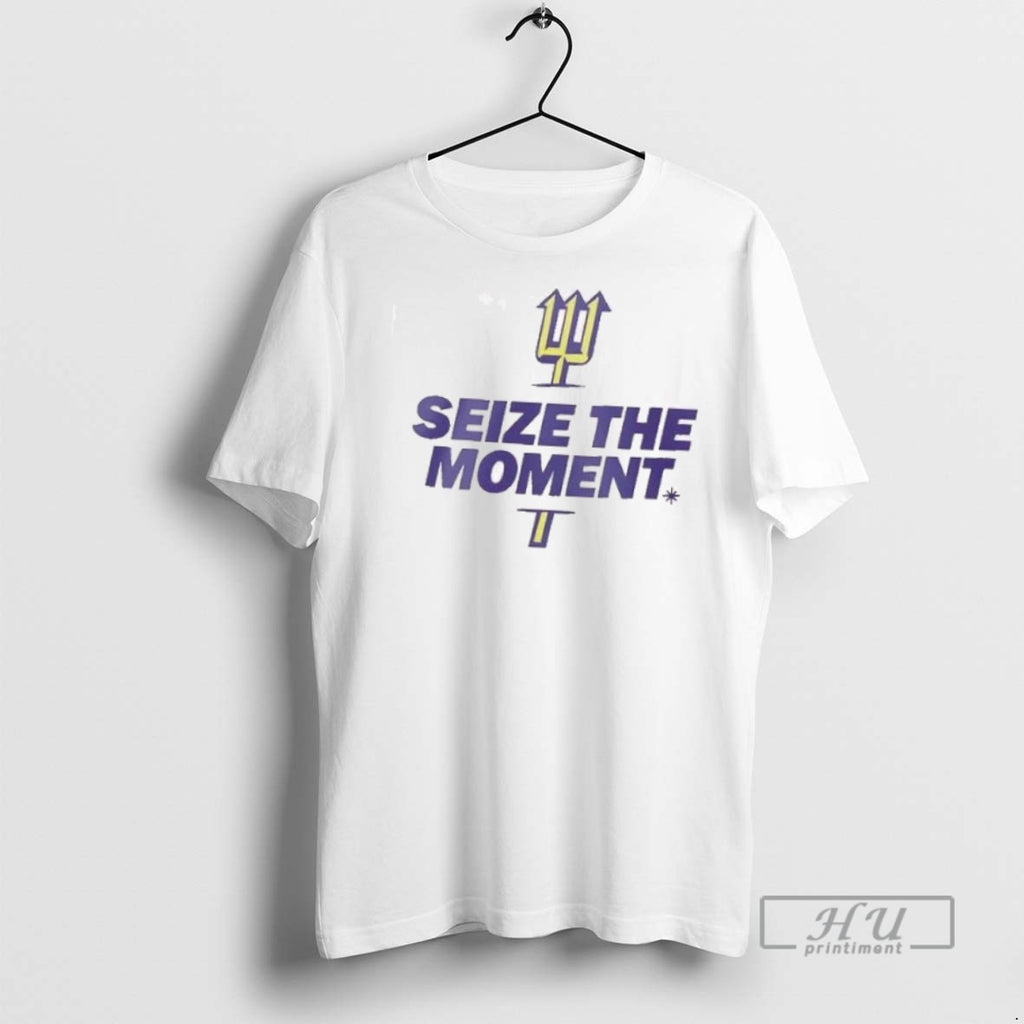 Trending Seattle Mariners Seize The Moment Trident 2 Sided T Shirt