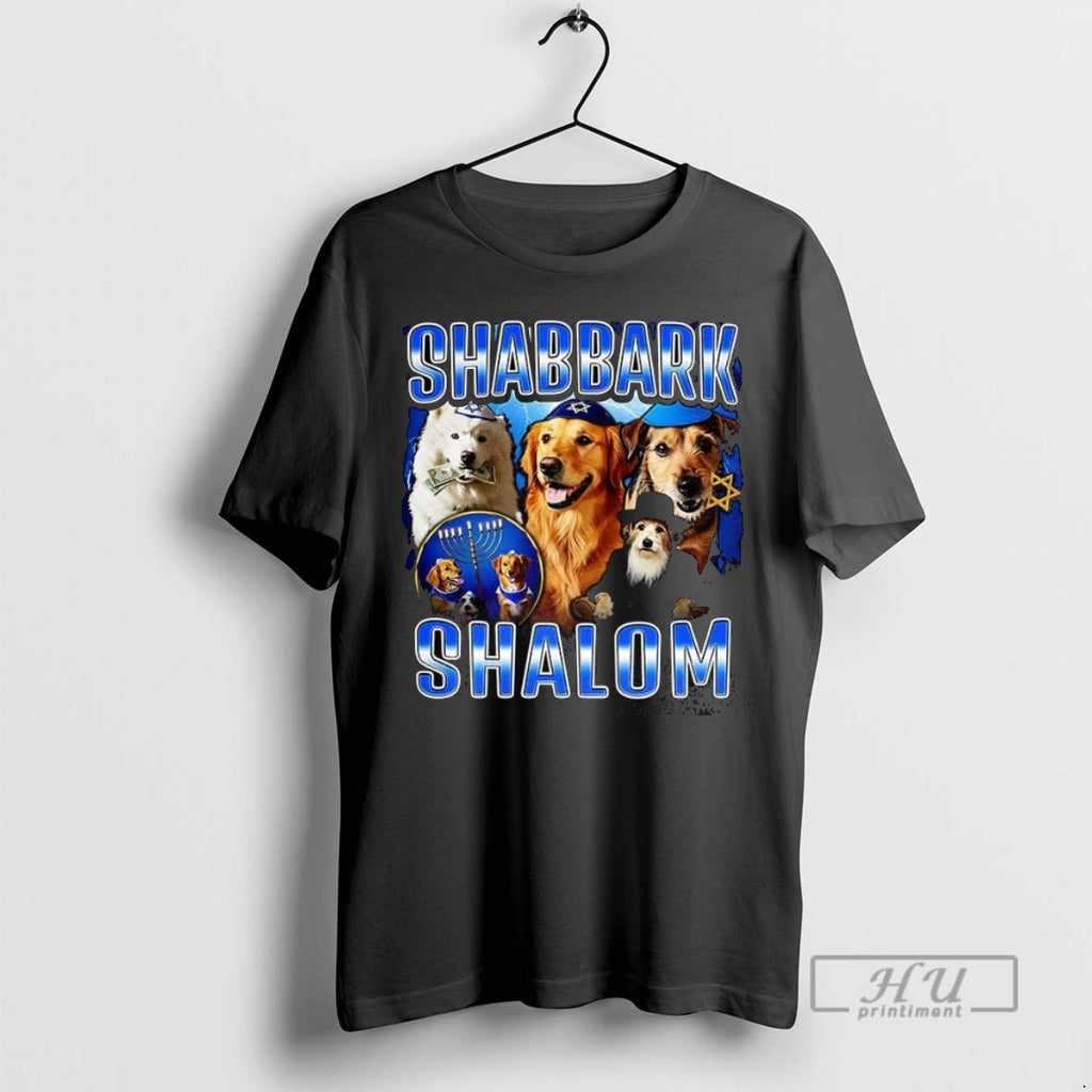 Trending Shabbark Shabbark Shalom Star Of David Dog Sarcastic T Shirt