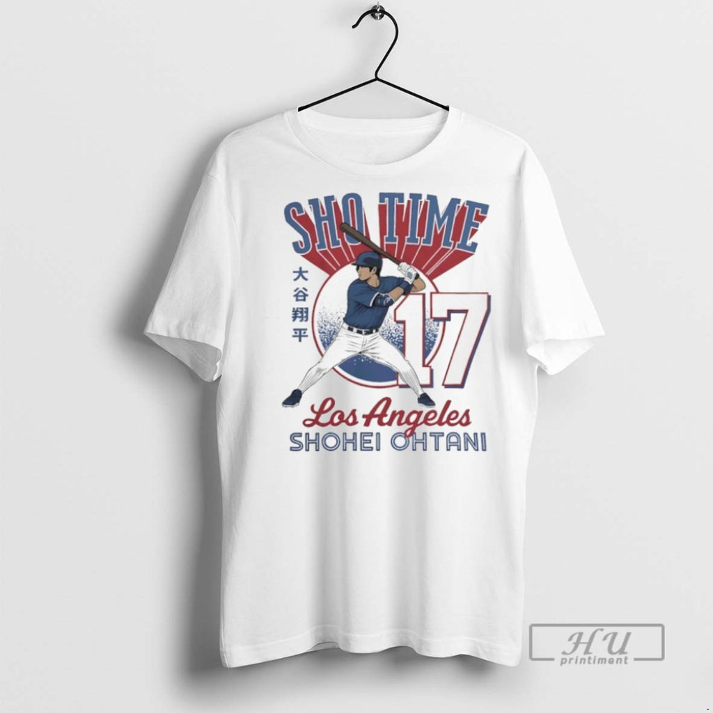 Trending Shohei Ohtani Sho Time Los Angeles Dodgers Graphic Tee Shirts Sweatshirt Hoodies