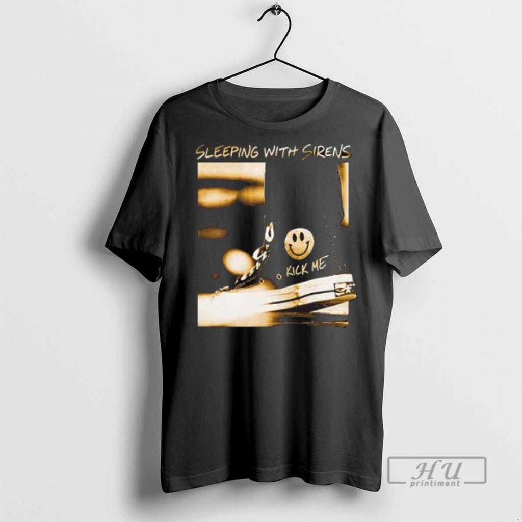 Trending Sleeping With Sirens Dont Let The Party Die Kick Me Sneaker Graphic Tee Shirts