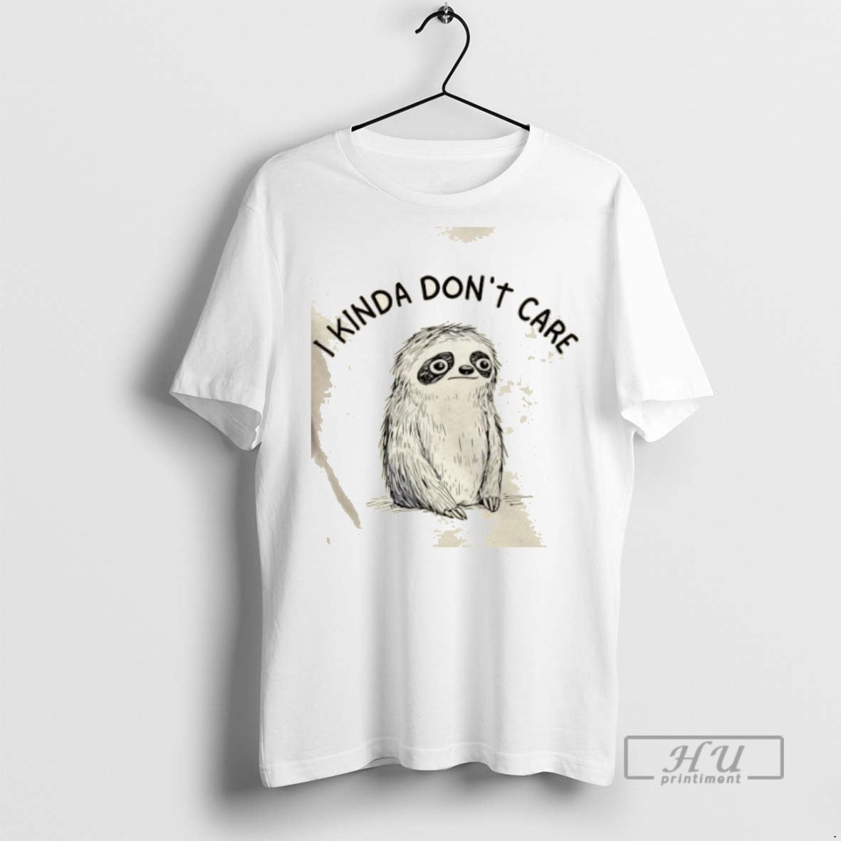 Trending Sloth I Kinda Dont Care Graphic Tee Shirts Sweatshirt Hoodies