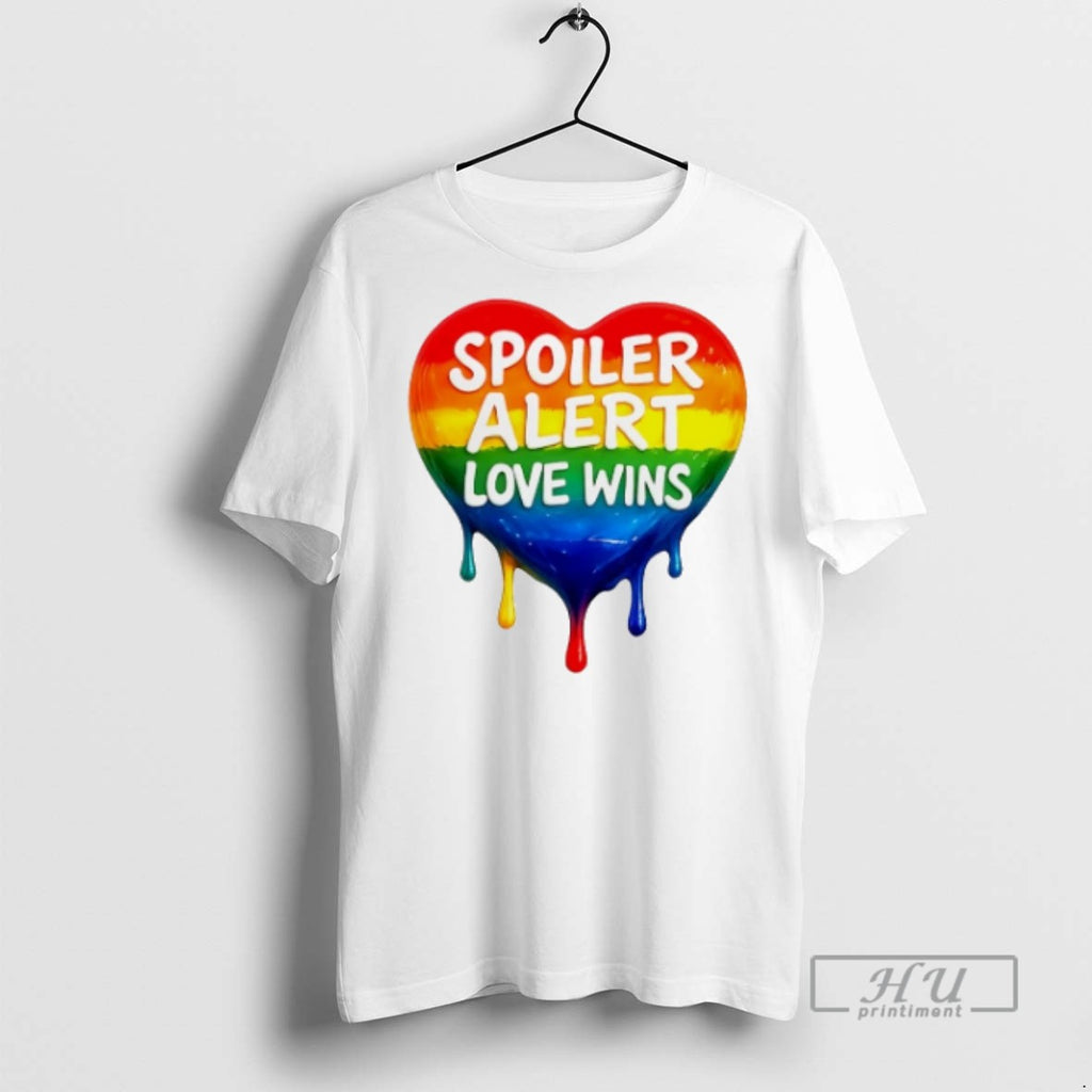 Trending Spoiler Alert Love Wins Lgbtq Heart T Shirts Sweatshirt Hoodies