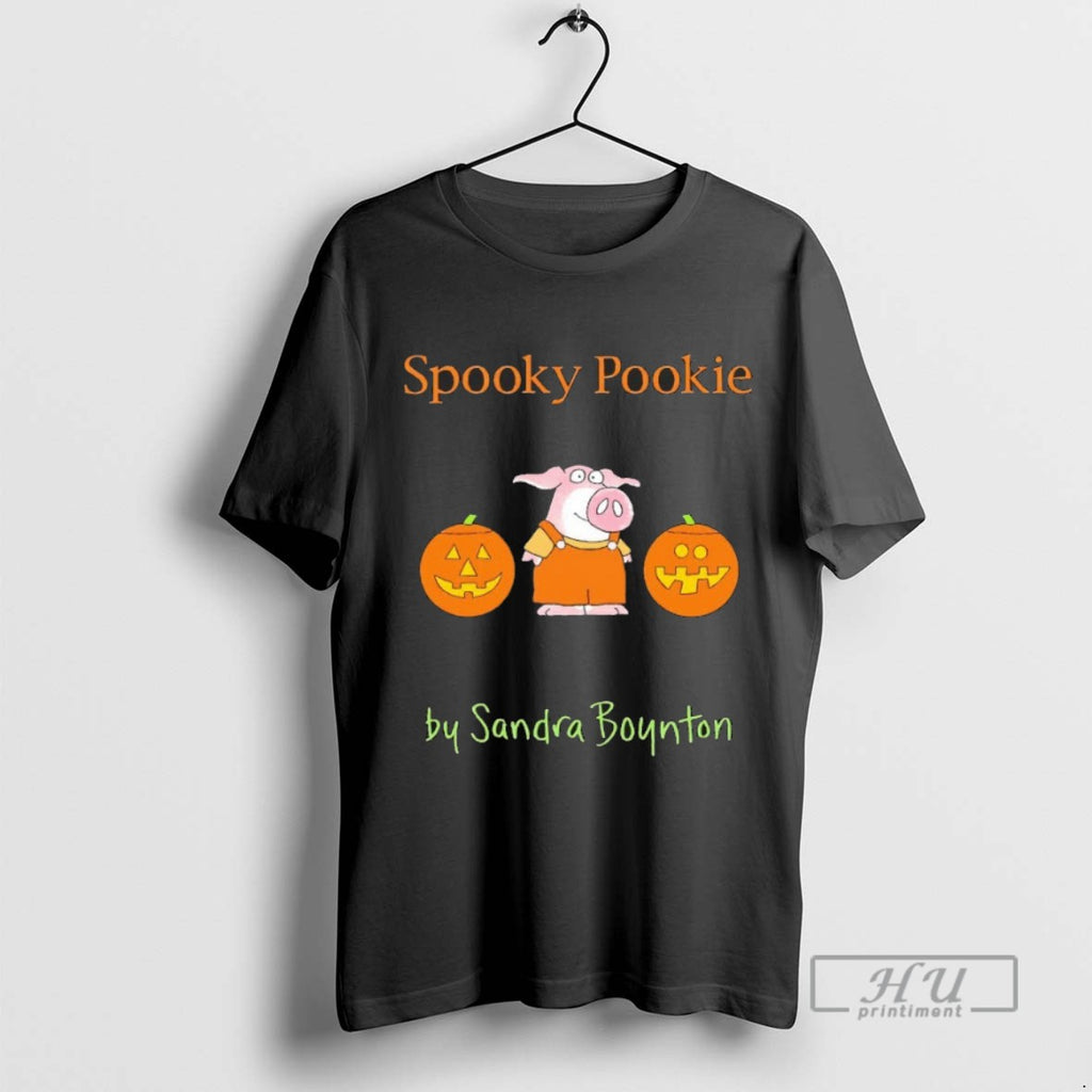 Trending Spooky Pookie By Sandra Boynton Pig And Pumpkin Blackshirt T Shirts