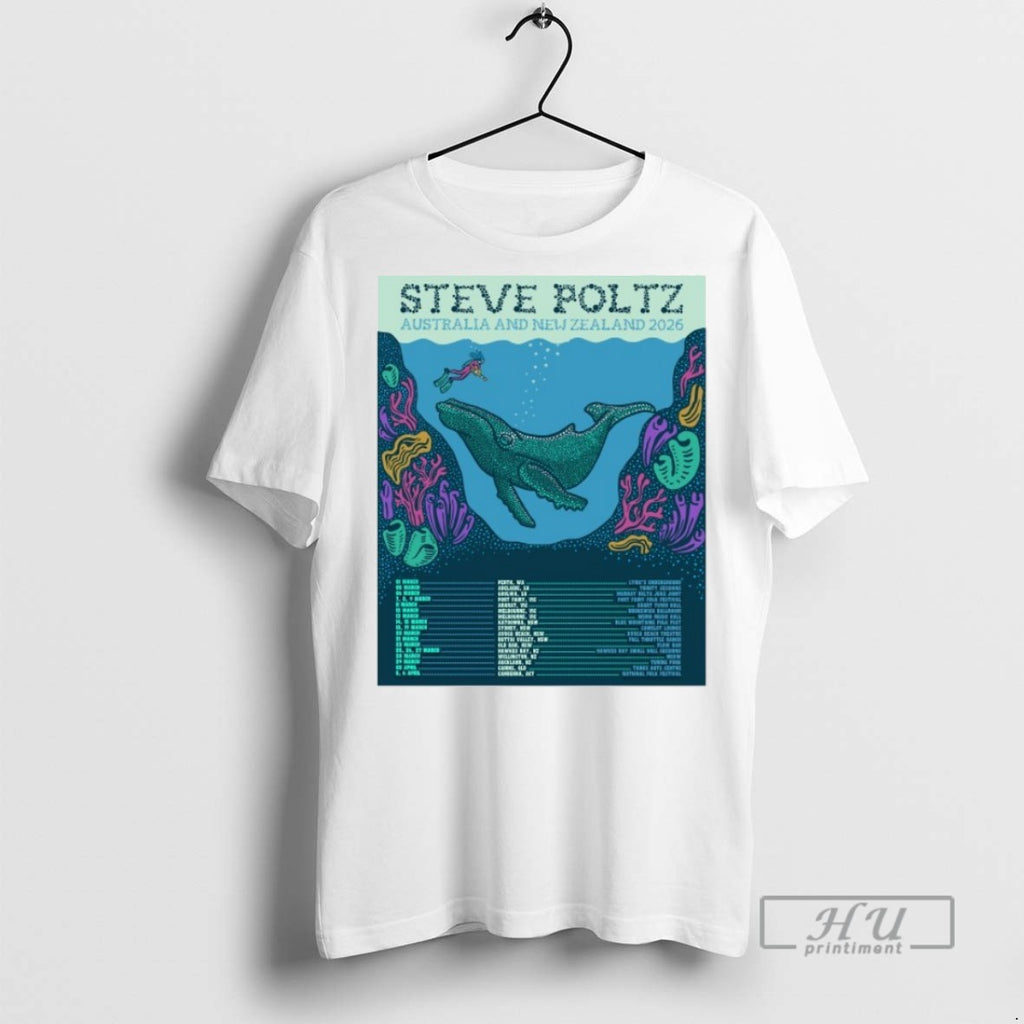 Trending Steve Poltz Australia And New Zealand 2026 T Shirt