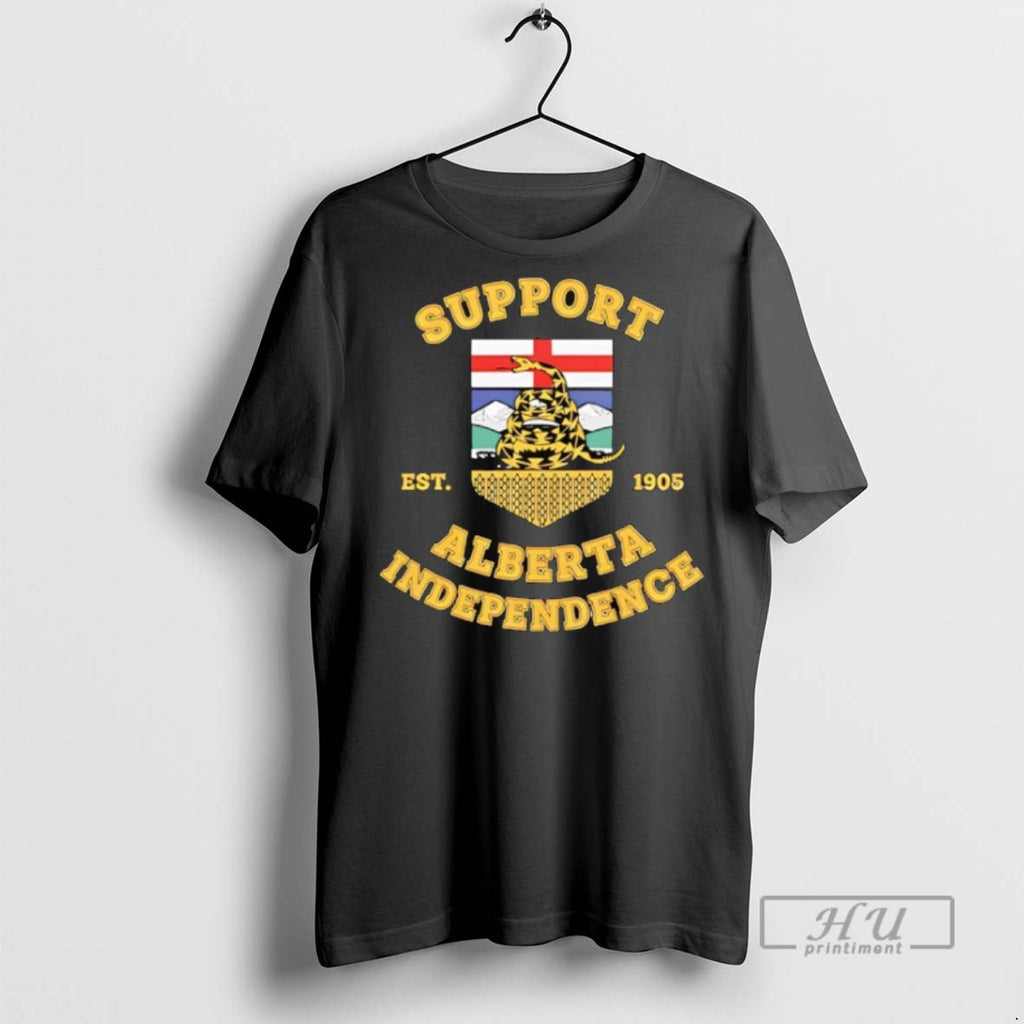 Trending Support Alberta Independence Est 1905 Graphic Tee Shirts Sweatshirt Hoodies