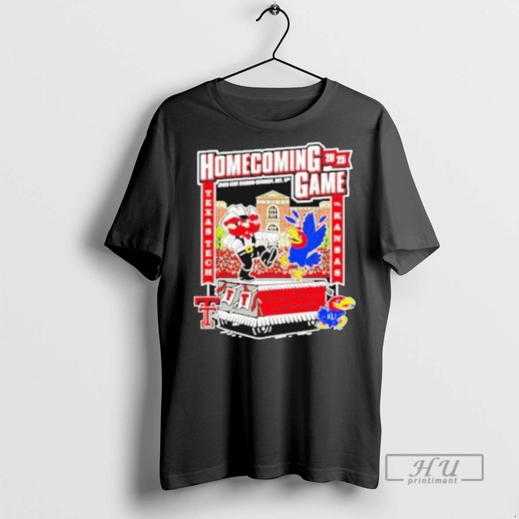 Trending Texas Tech Vs Kansas 2025 Homecoming Gameday T Shirt