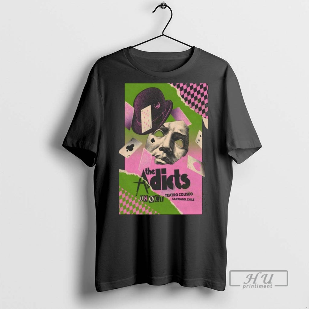 Trending The Adicts Oct 8 2025 In Santiago Chile Cards T Shirt