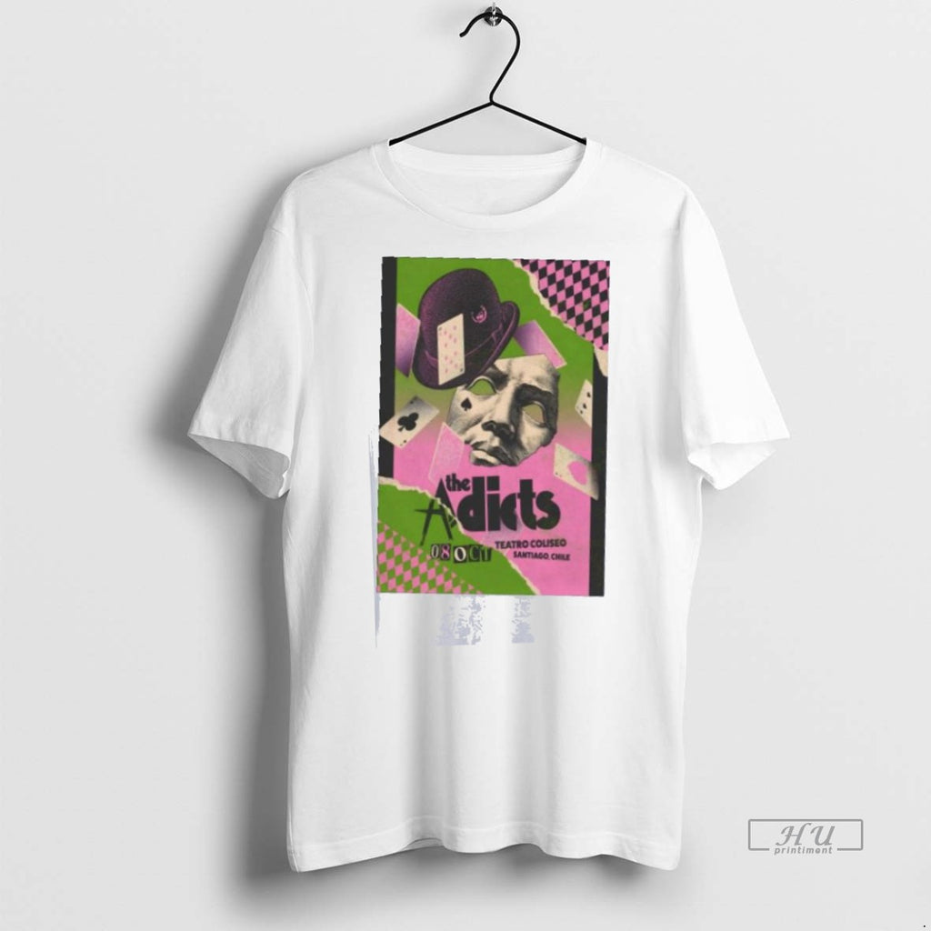 Trending The Adicts Santiago Tour On Oct 8 2025 Graphic Tee Shirt Sweater