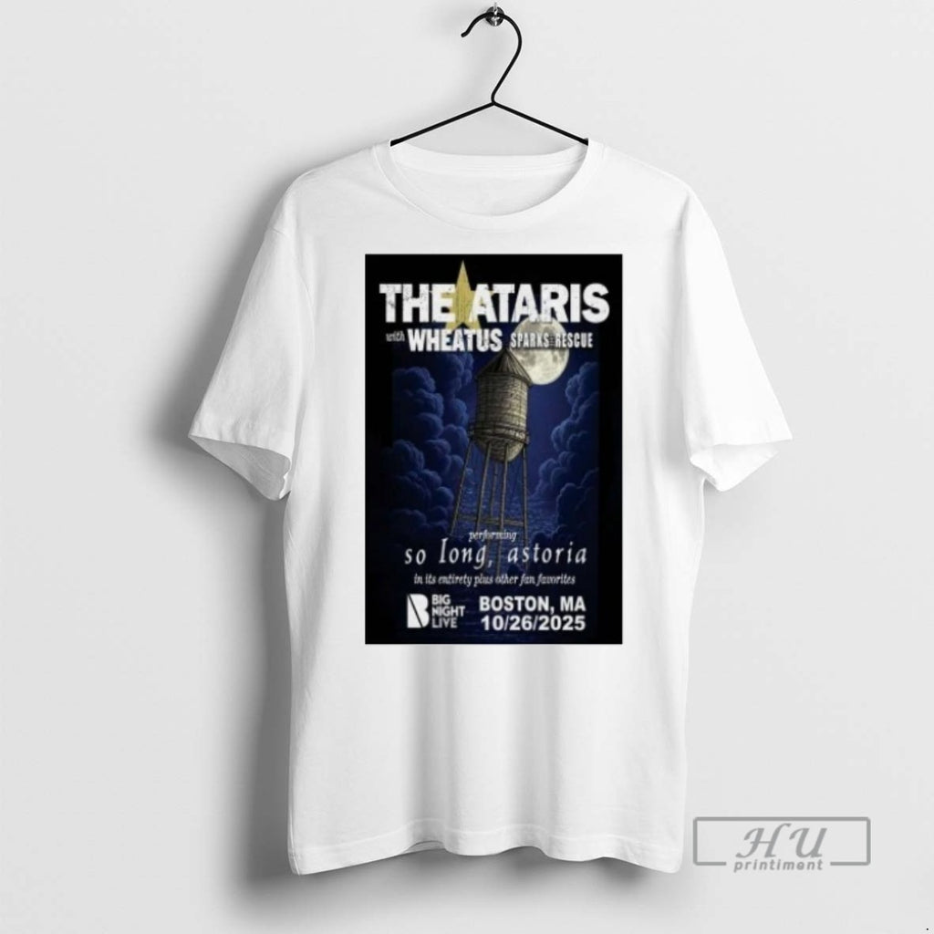 Trending The Ataris Oct 26 2025 Boston Ma At Big Night Live T Shirt