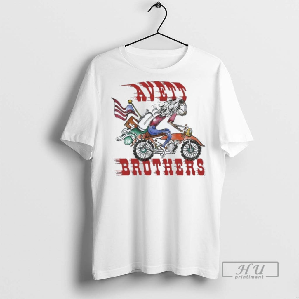 Trending The Avett Brothers Biker American Flag Graphic Tee Shirt Sweatshirt Hoodies