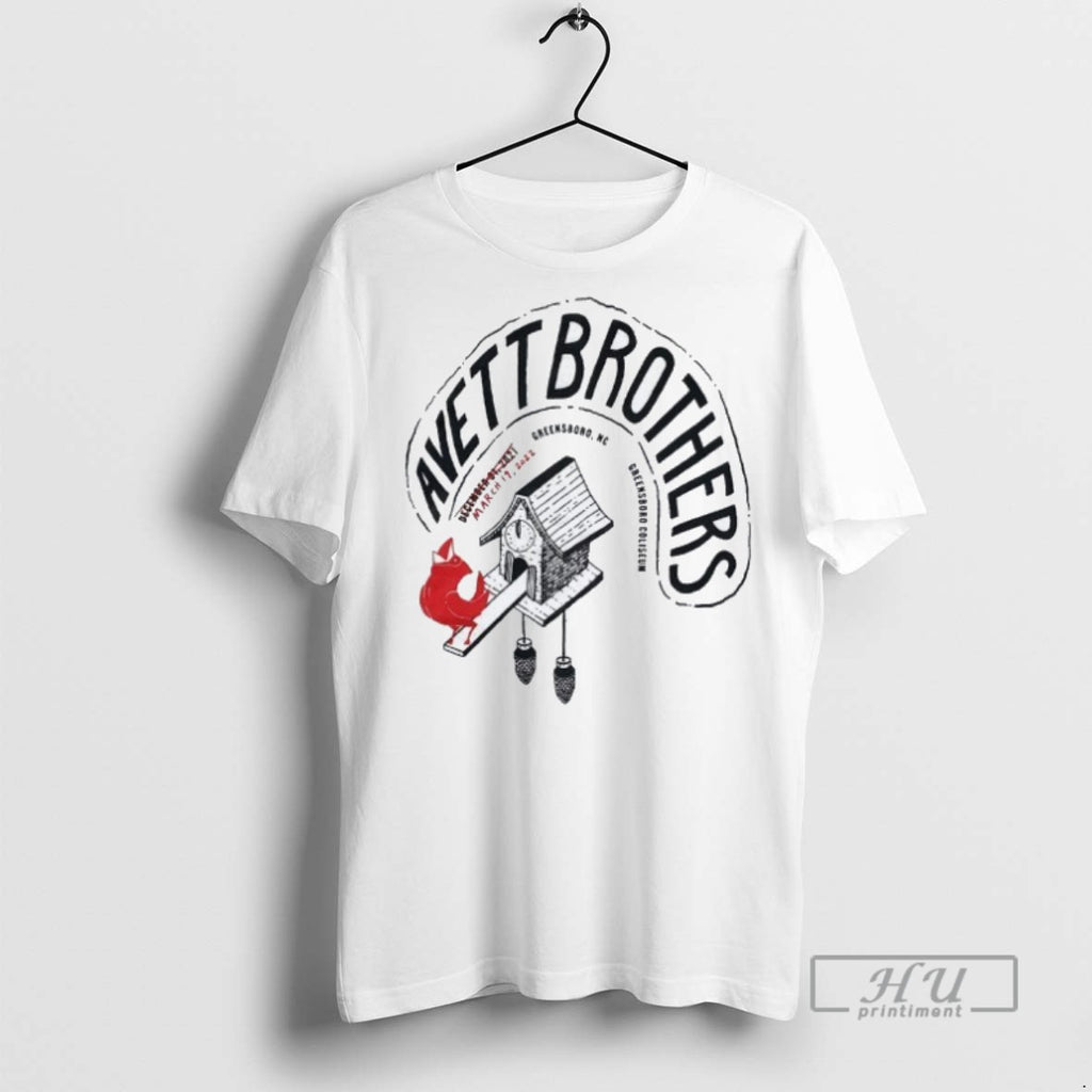 Trending The Avett Brothers Greensboro Nc Coliseum Nye 2021 2022 Event Graphic Tee Shirt