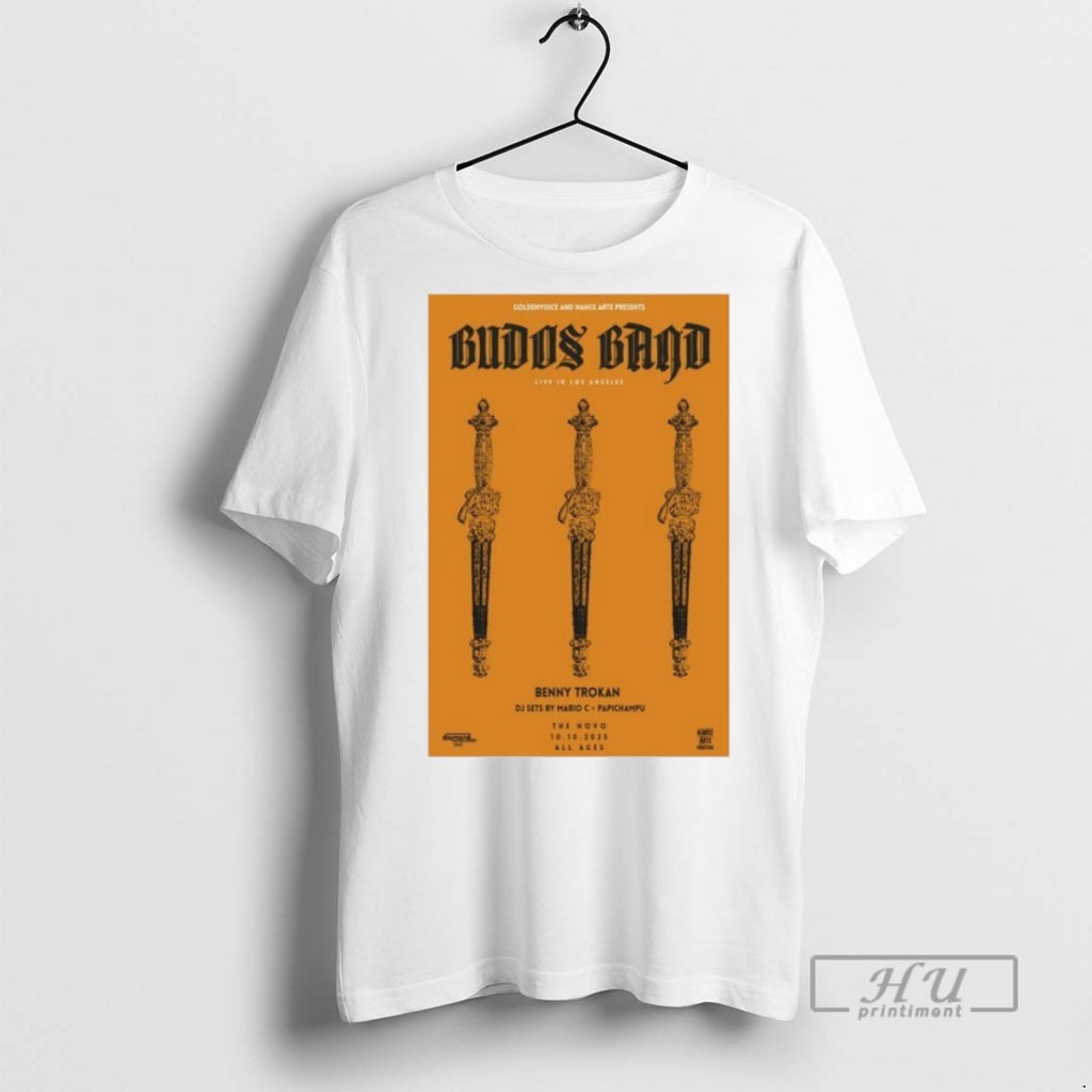 Trending The Budos Los Angeles Ca Oct 10 2025 T Shirt