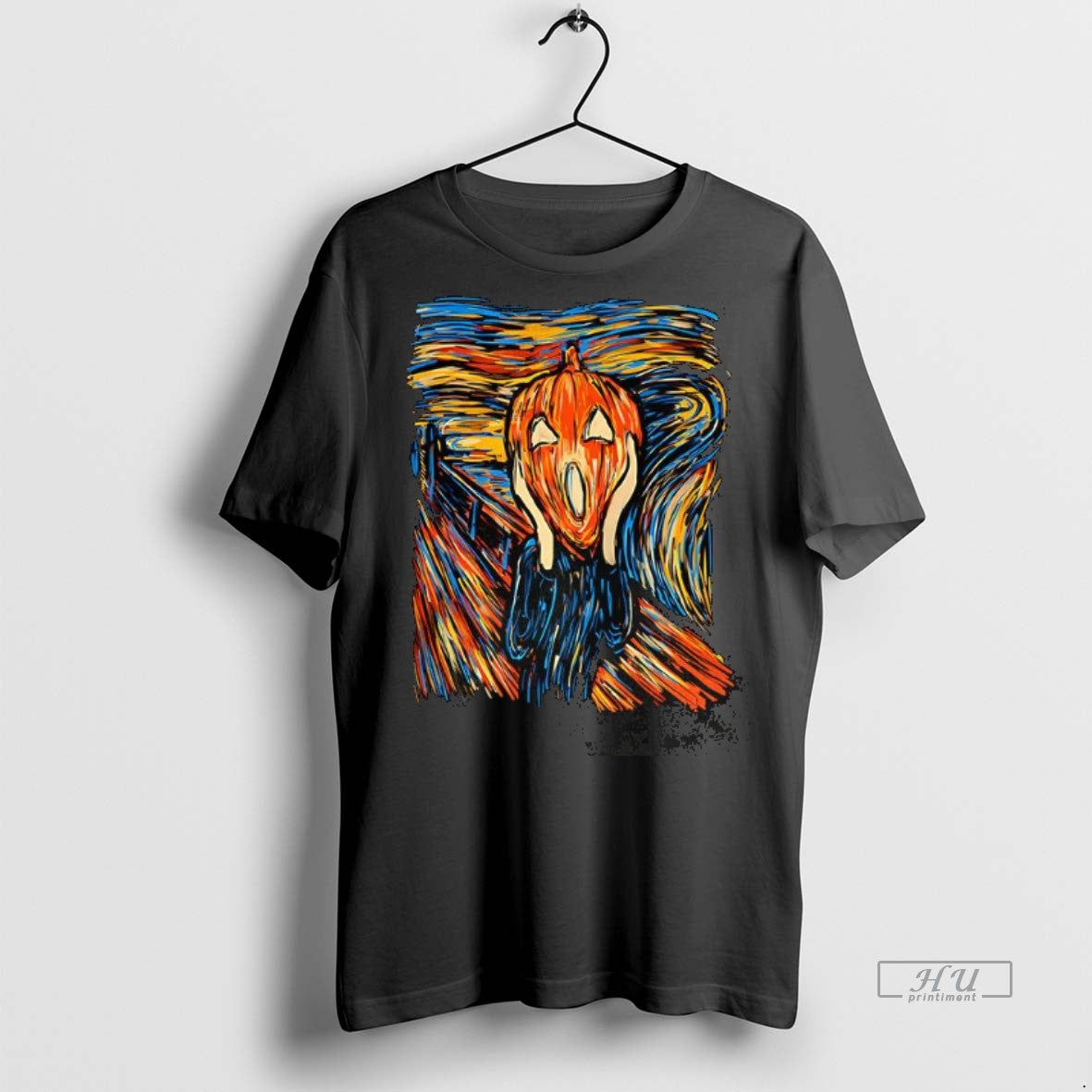 Trending The Halloscream The Scream Pumpkin Halloween Tee Shirt Sweater