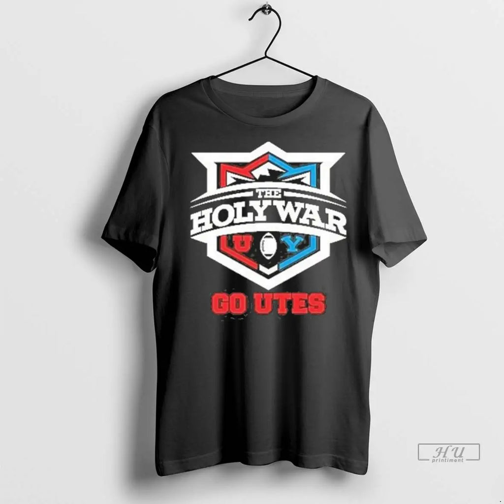 Trending The Holy War 2025 Utah Utes Vs Byu Cougars Go Utes T Shirts