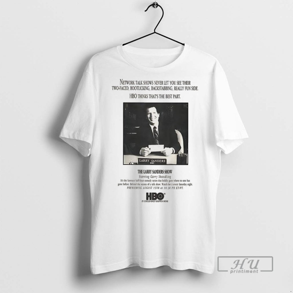 Trending The Larry Sanders Show Starring Garry Shandling Hbo Tv Show Vintage T Shirt