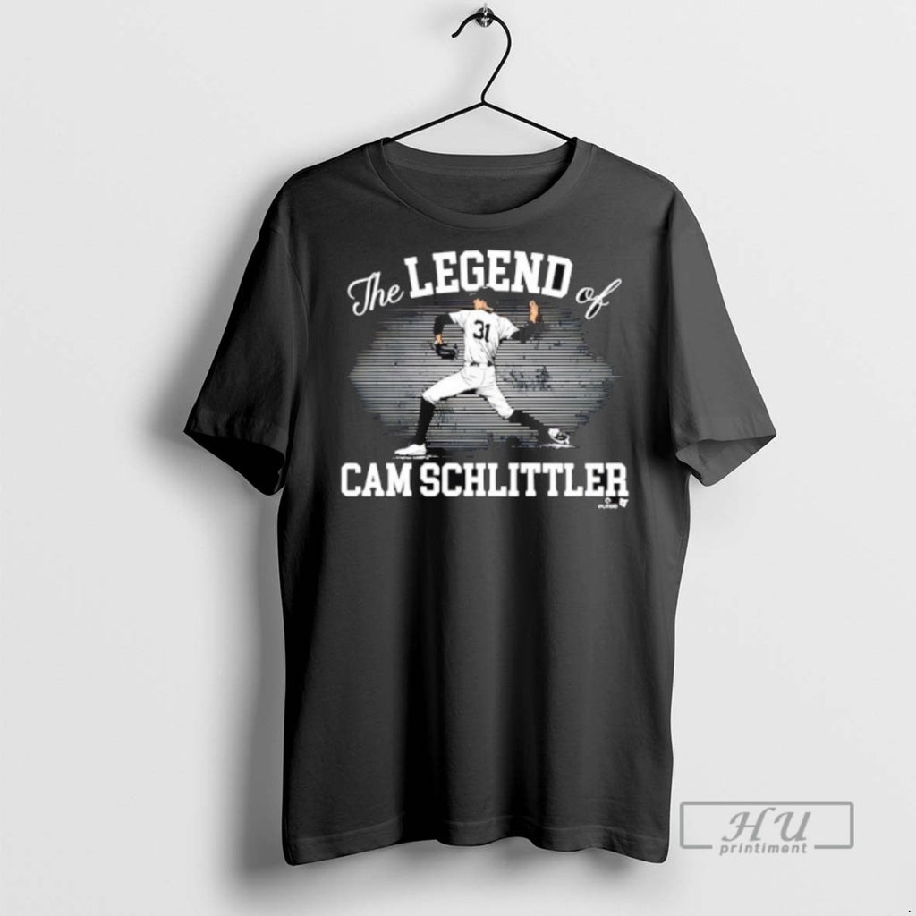 Trending The Legend Of Cam Schlittler Baseball Mlb Graphic Tee Shirts Sweatshirt Hoodies