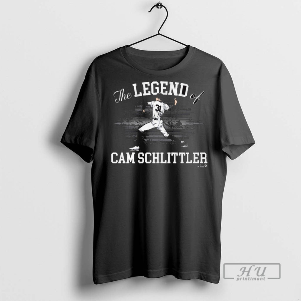 Trending The Legend Of Cam Schlittler New York Yankees Mlb Painting T Shirt