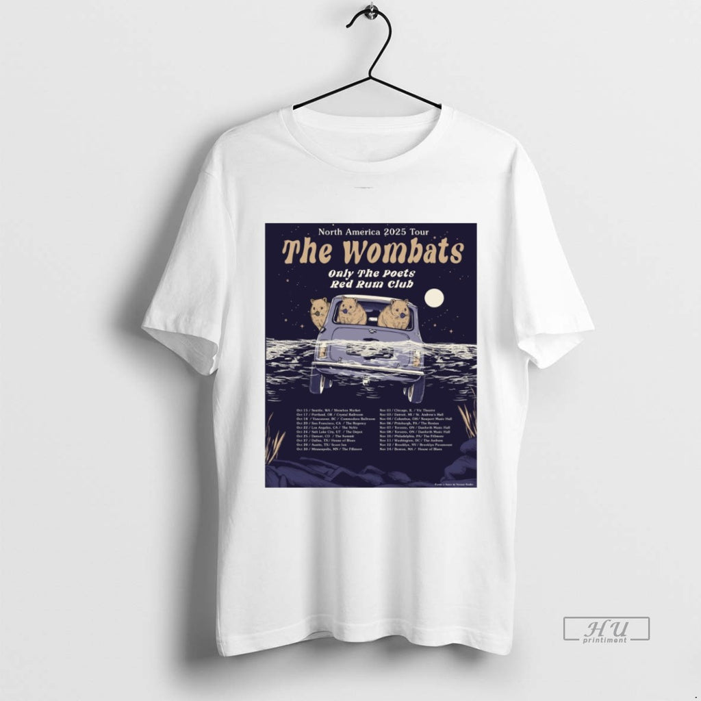 Trending The Wombats North America 2025 Tour Only The Poets And Red Rum Club October