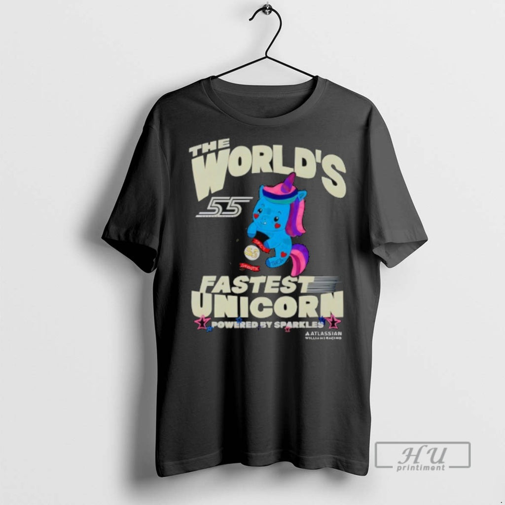 Trending The Worlds Fastest Unicorn 55 Powered By Sparkles T Shirt