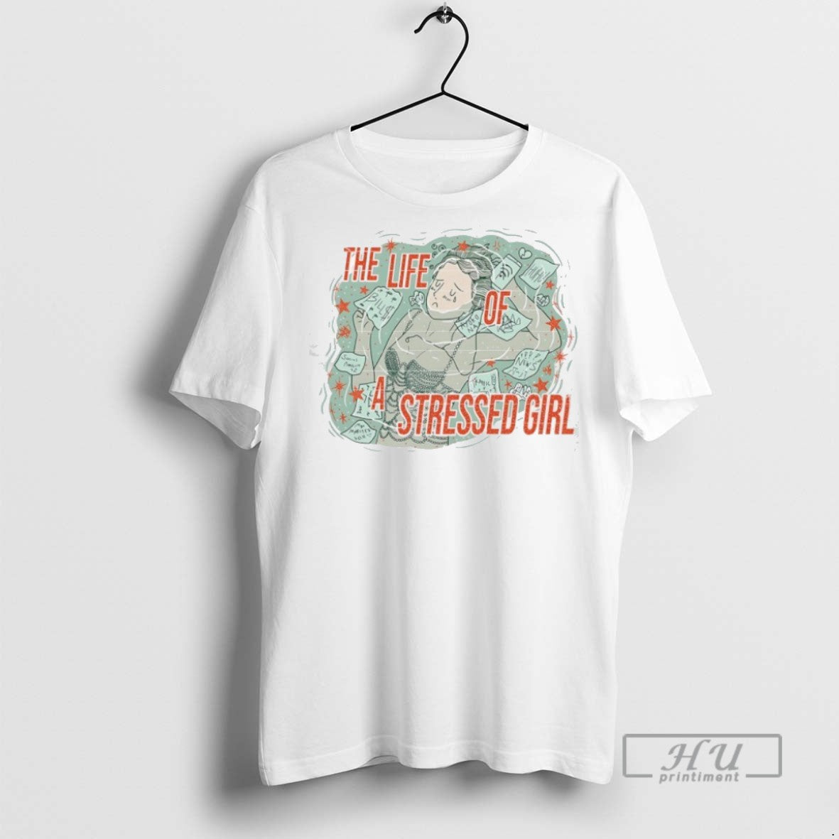 Trending The Life Of A Stressed Girl Parody T Shirts Sweatshirt Hoodies